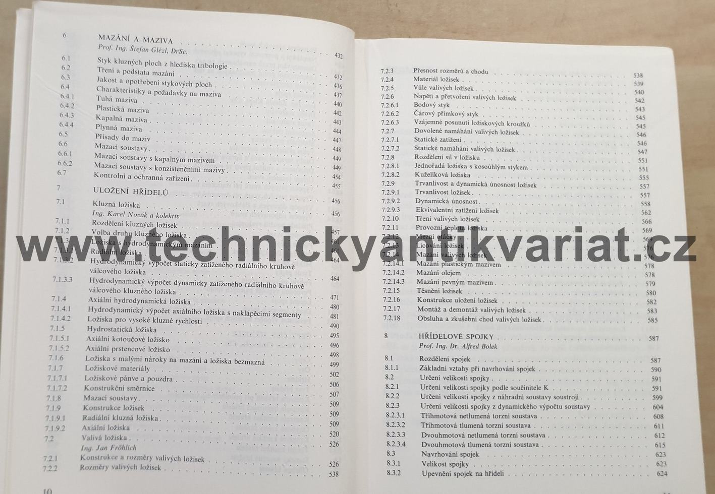 Části strojů 1, 2.svazek - Bolek, Kochman a kol. (1989, 1990)