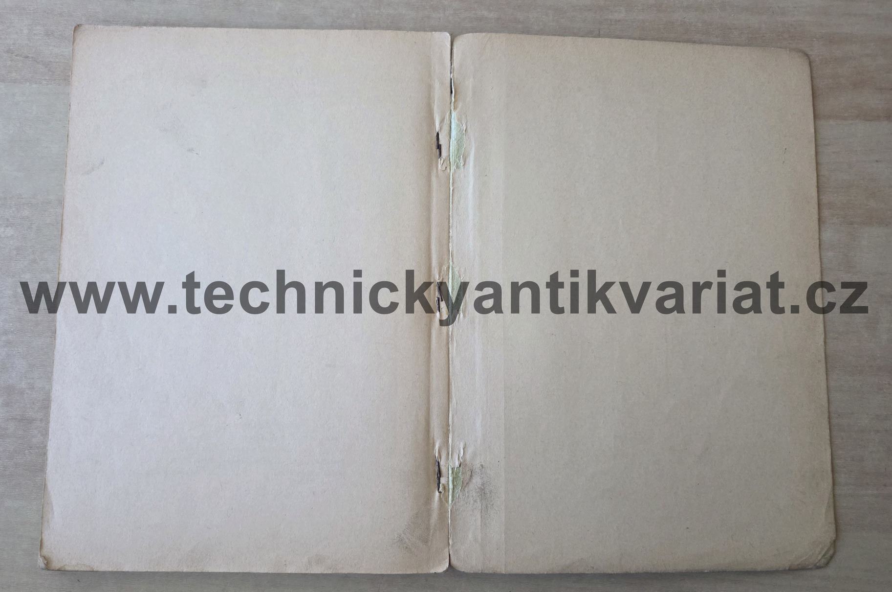 Tatra 805 - katalog náhradních dílů (1968)