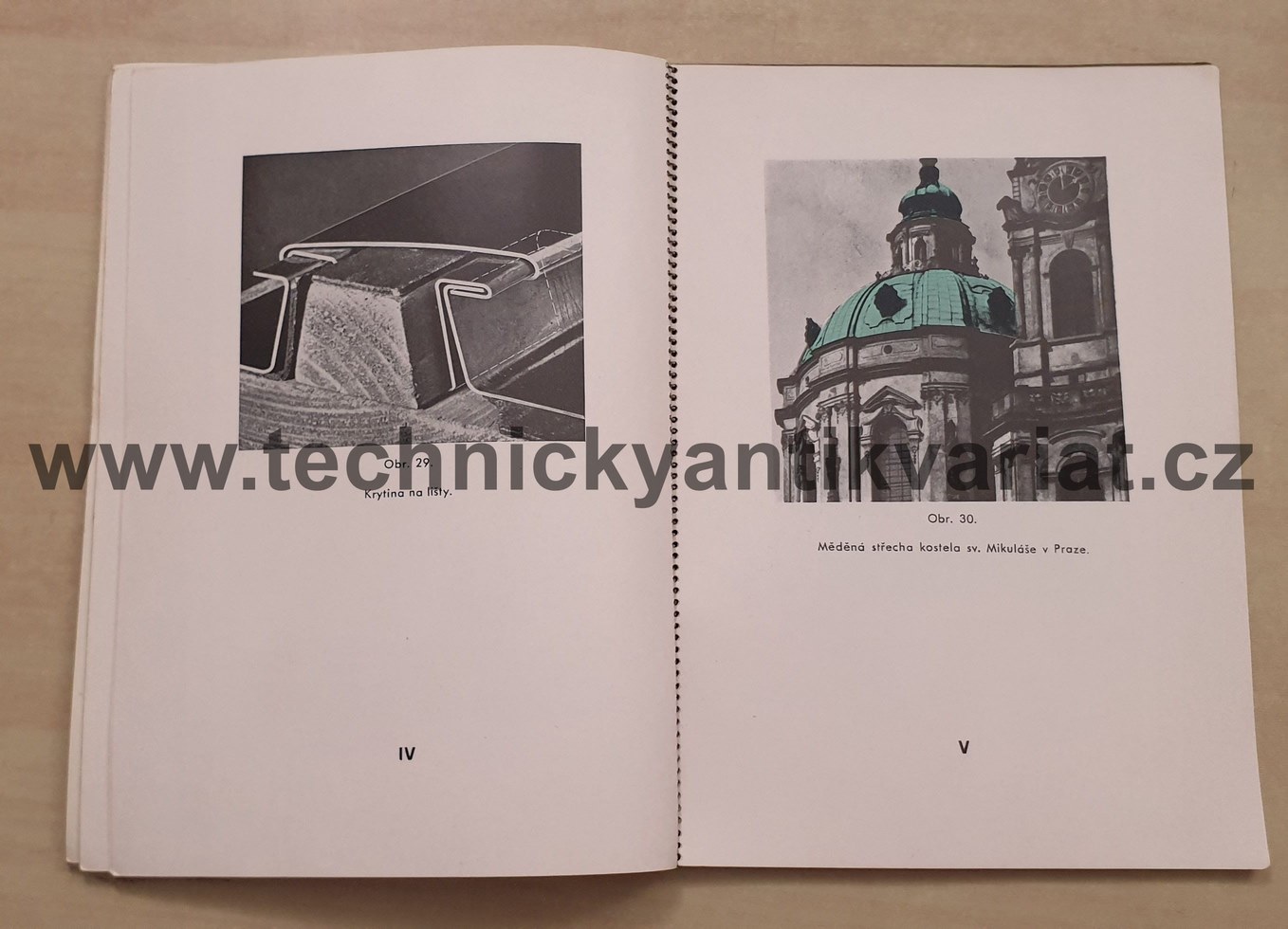 Mědený plech pro střesní krytinu a stavební klempířství (1938)