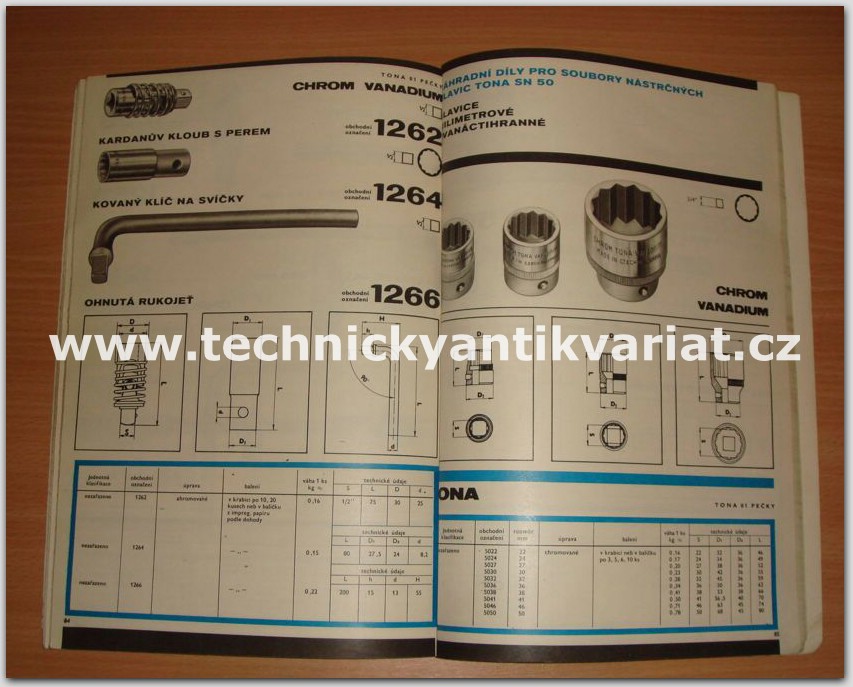 Tona - katalog
