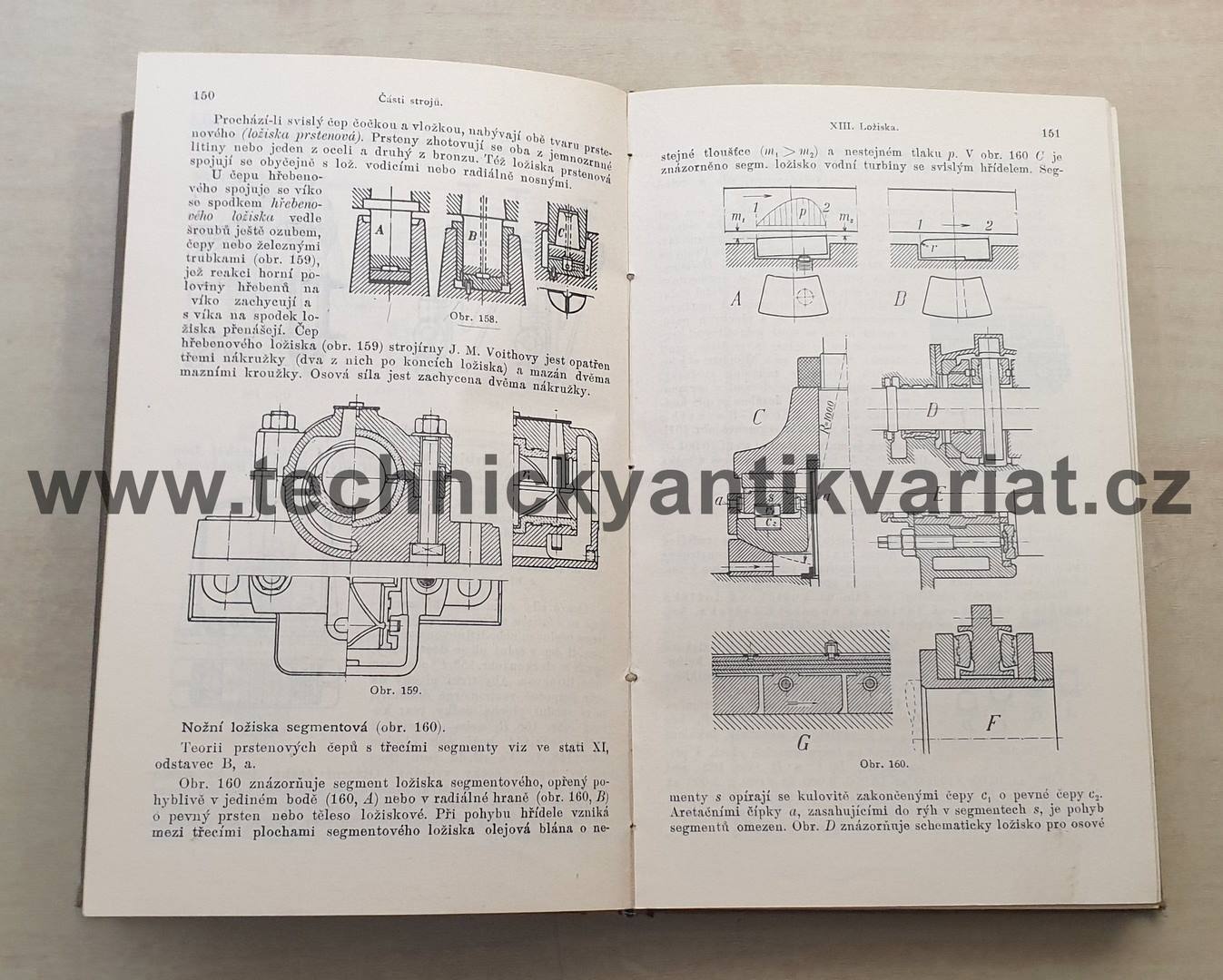 Technický průvodce pro inženýry a stavitele, sešit šestý - části strojů, L. Grimm, J. Zvoníček (1932)