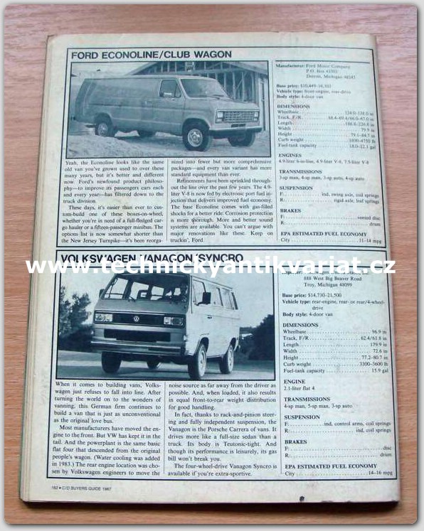 Cars and Drive Buyers Guide 1987