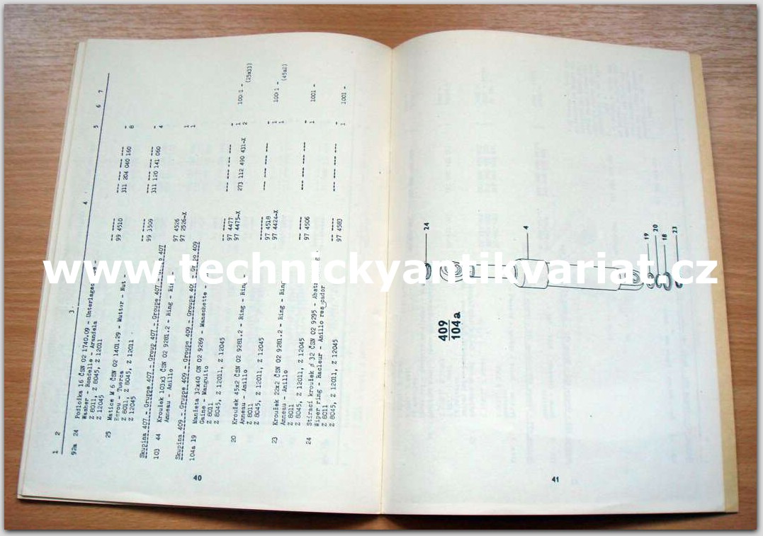 Zetor 4712 -12045 - technické a servisní zprávy 