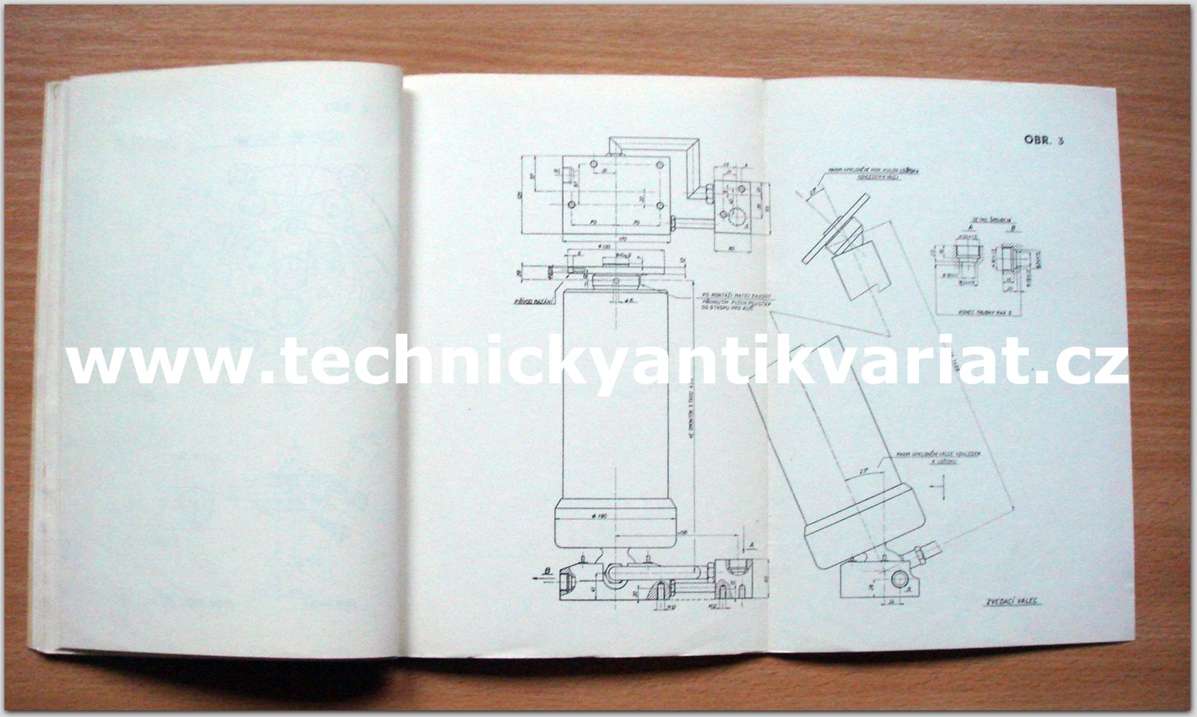 Tatra 111 hydraulické sklápěcí zařízení