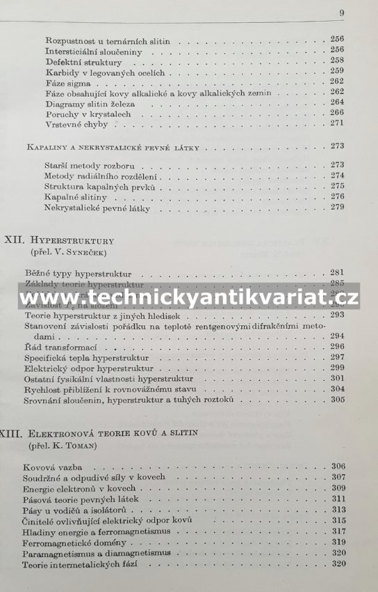 Struktura kovů - krystalografické metody, principy a údaje - Charles S. Barrett (1959)