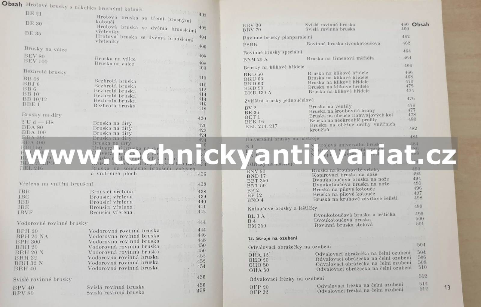 Obráběcí stroje 1971 - Jan Štrajbl (1972)