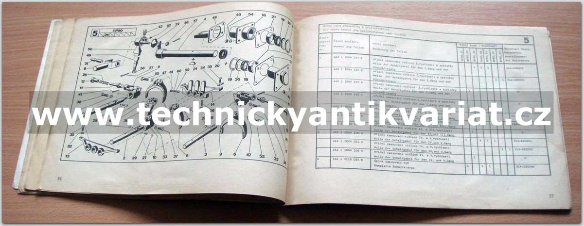Praga Převodovky - 5p80.21, 24, 29, 30, 31, 32, 37
