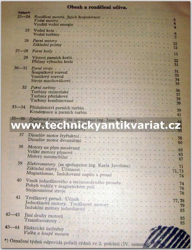 Nauka o motorech