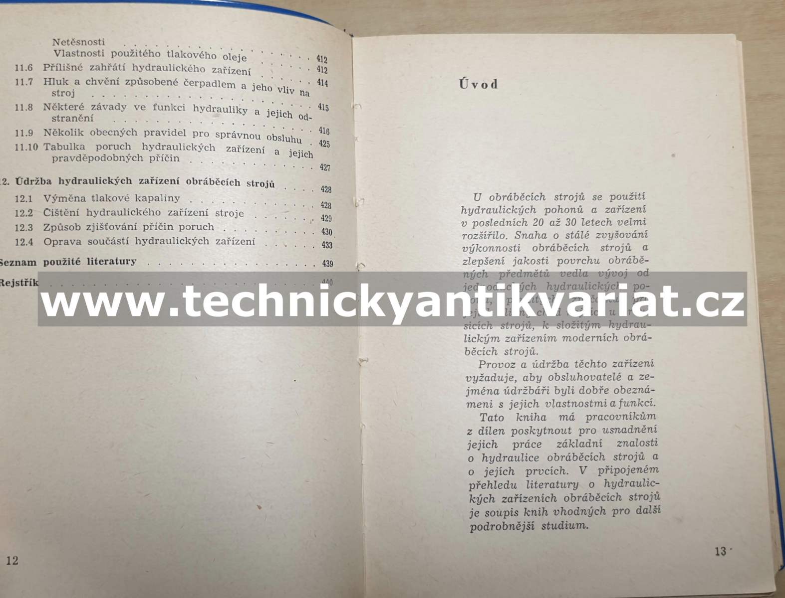 Funkce, obsluha a údržba hydraulických pohonů obráběcích strojů - Josef Pivoňka (1962)