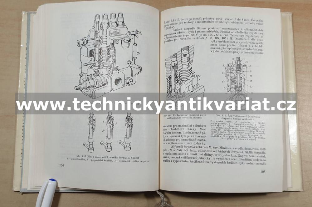 Vstřikovací zařízení naftových motorů - Jaromír Indra (1969)