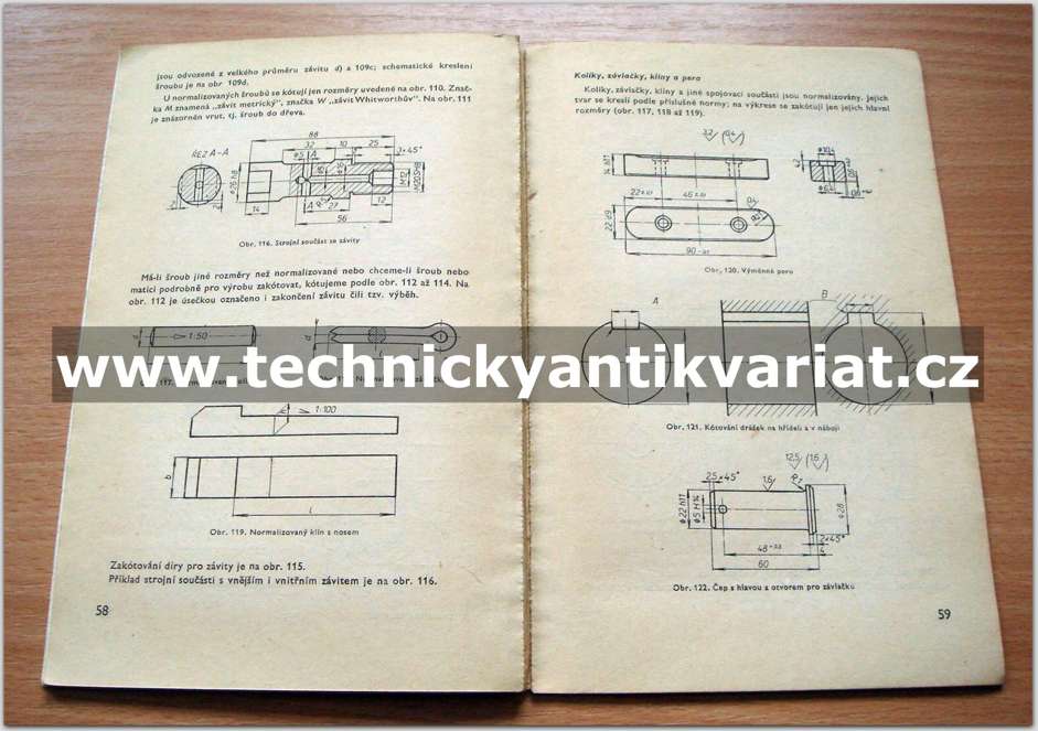 Kurs 90 Technické kreslení, strojnictví I.