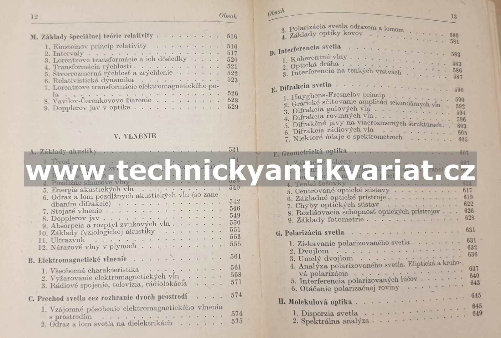 Příručka fyziky - Javorskij, Detlaf (1965)
