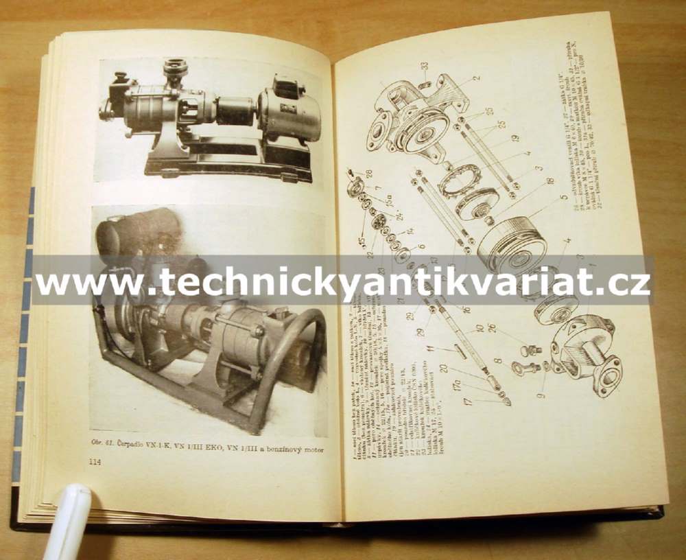 Údržba a opravy malých čerpadel - Hašek, Bundil, Vondrášek (1973)