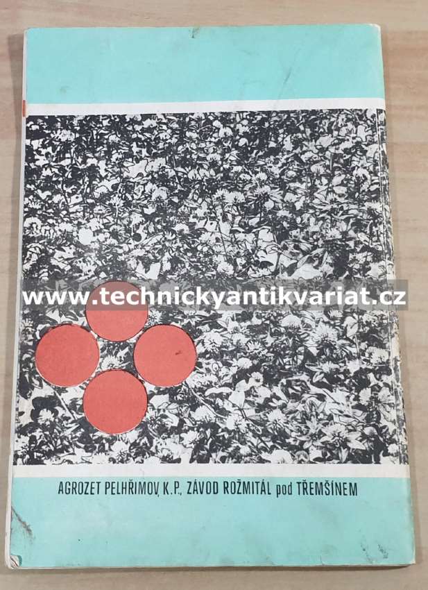 Obraceč zelené a zavadlé píce OZ4 - návod k obsluze, katalog dílů (1984)