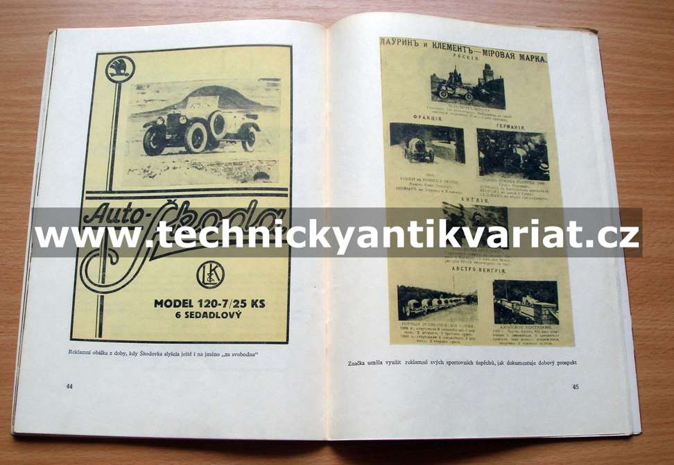 Laurin a Klement auto album archiv