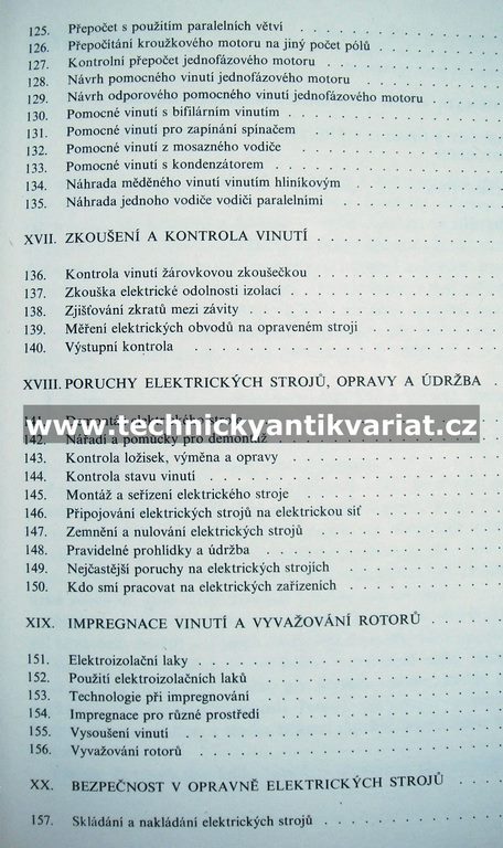 Navíjení a převíjení malých elektrických strojů točivých - Knotek (1990)