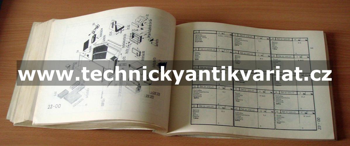 KNA 250 čelní nakladač - katalog náhrdních dílů