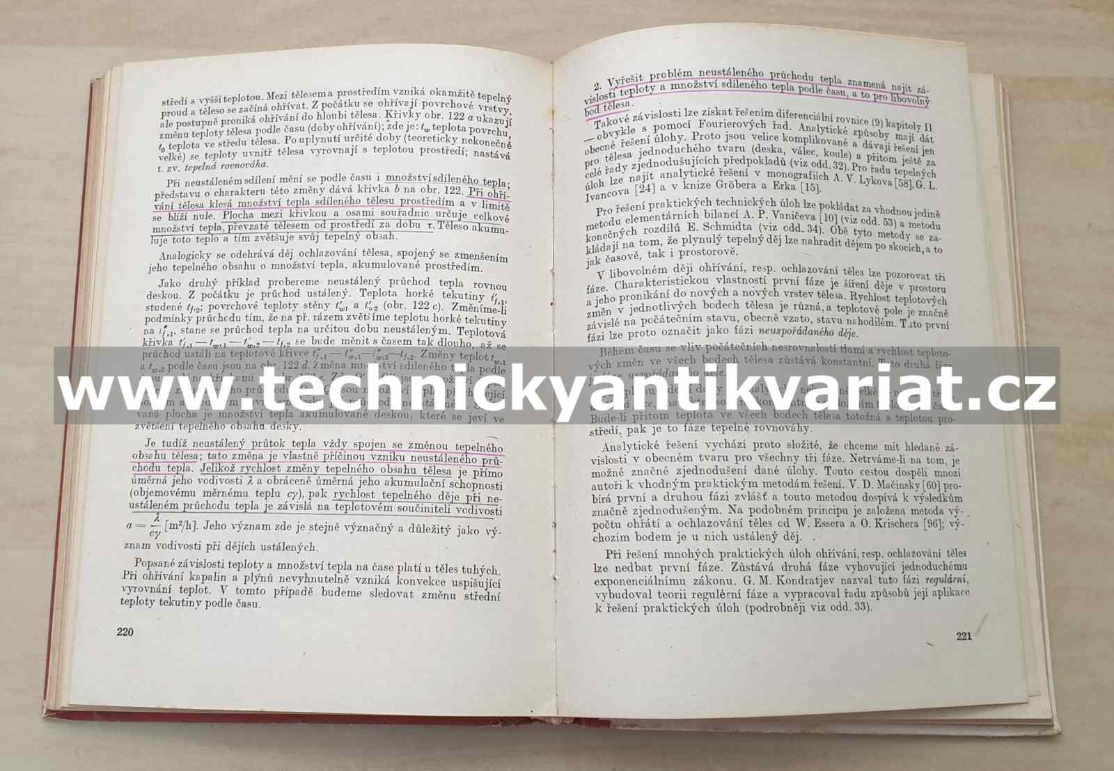 Základy sdílení tepla - M.A.Michejev (1953)
