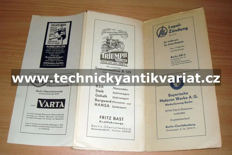 Strassen atlas von Deutschland 1948