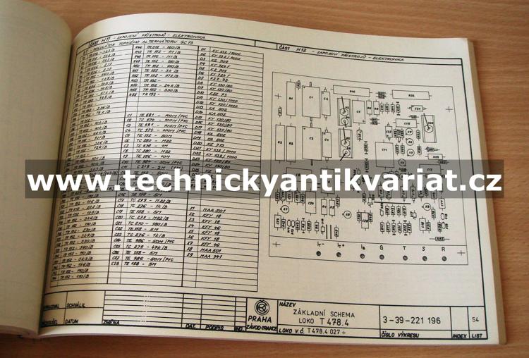 T478.4027 Schéma elektrické výzbroje
