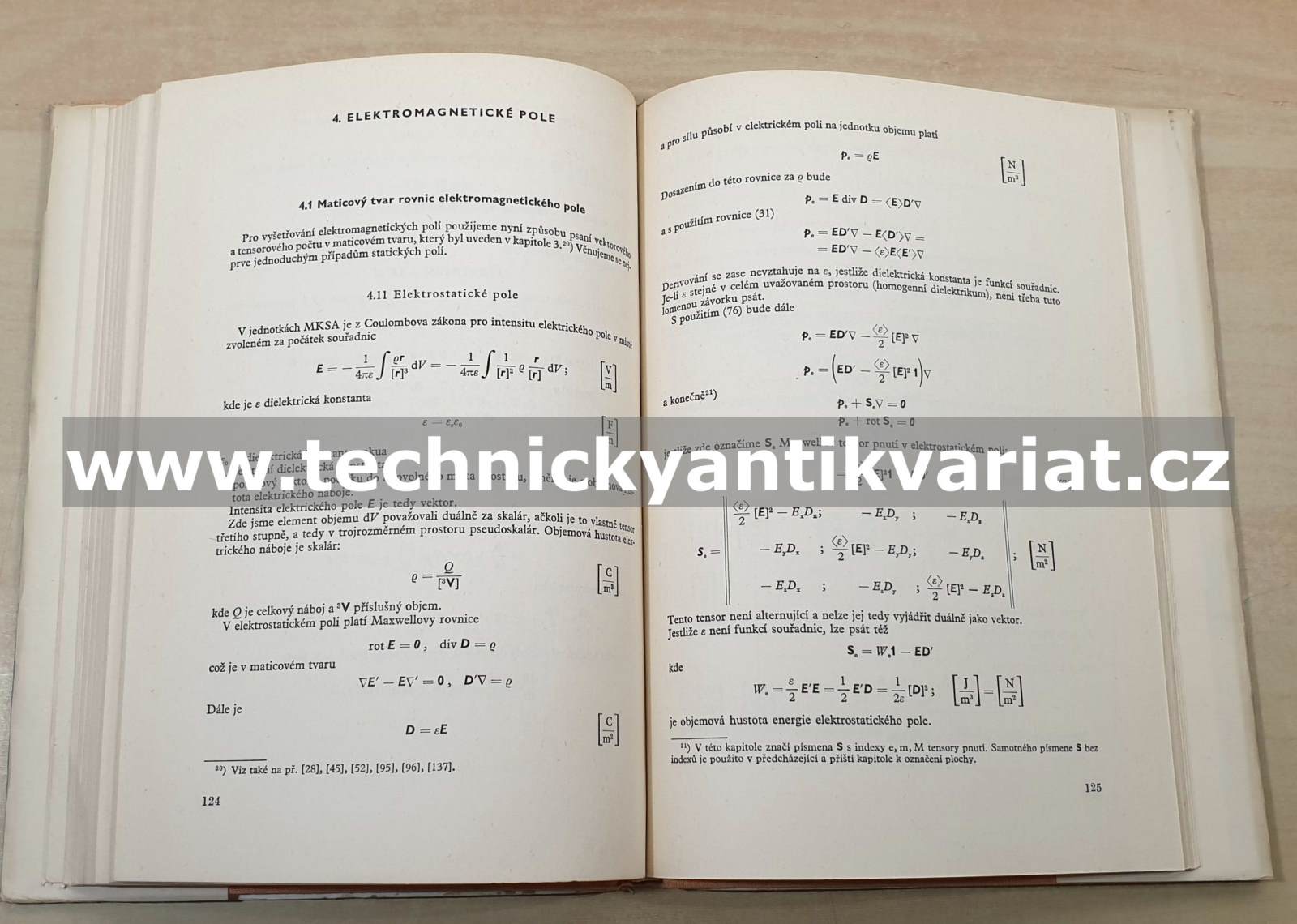 Použití matic a tensorů v theoretické elektrotechnice - Miroslav Promberger (1955)