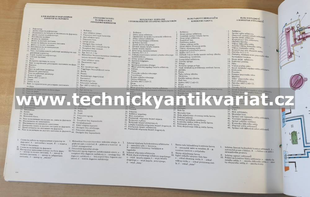 VAZ 2108, 2109 - Album konstrukčních jednotek (1987)