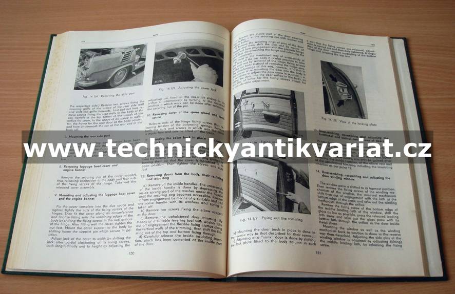 Škoda 1000MB - dílenská příručka (1964)