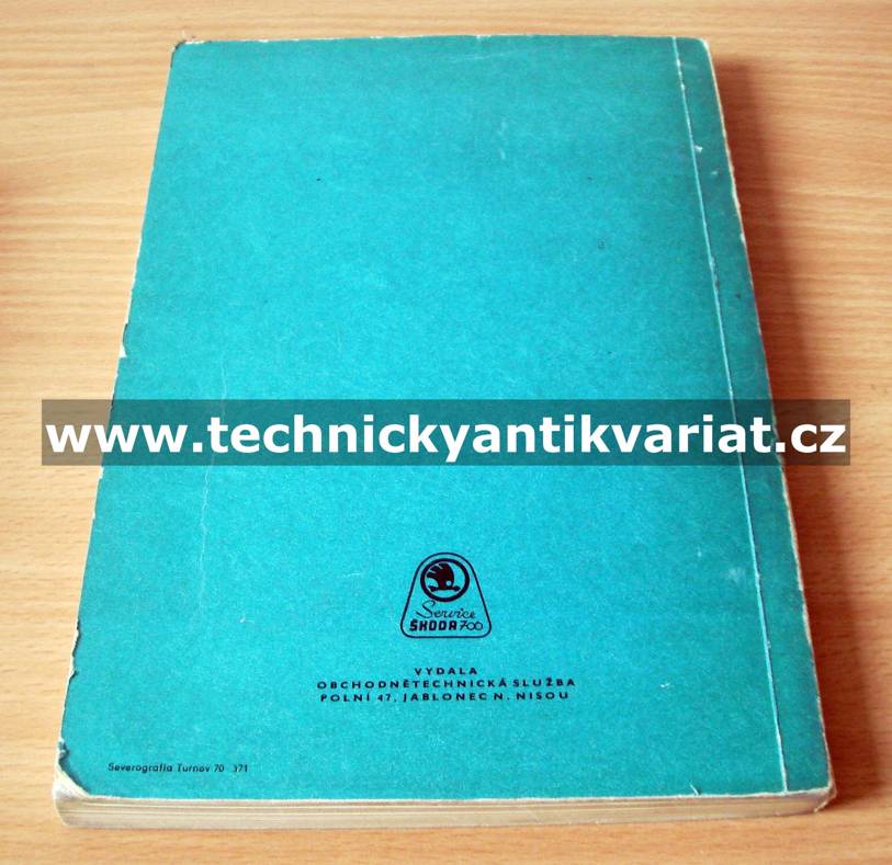 Škoda 706 RT valník - katalog náhradních dílů (1970)