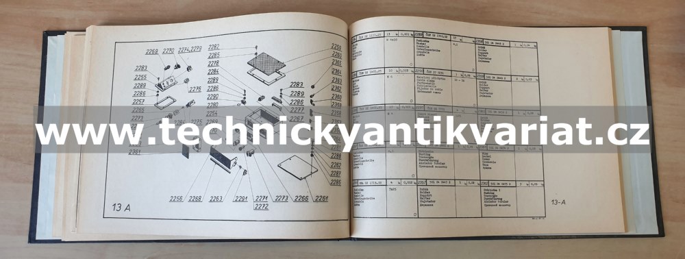 AM 55, AMS 55 - katalog náhradních dílů