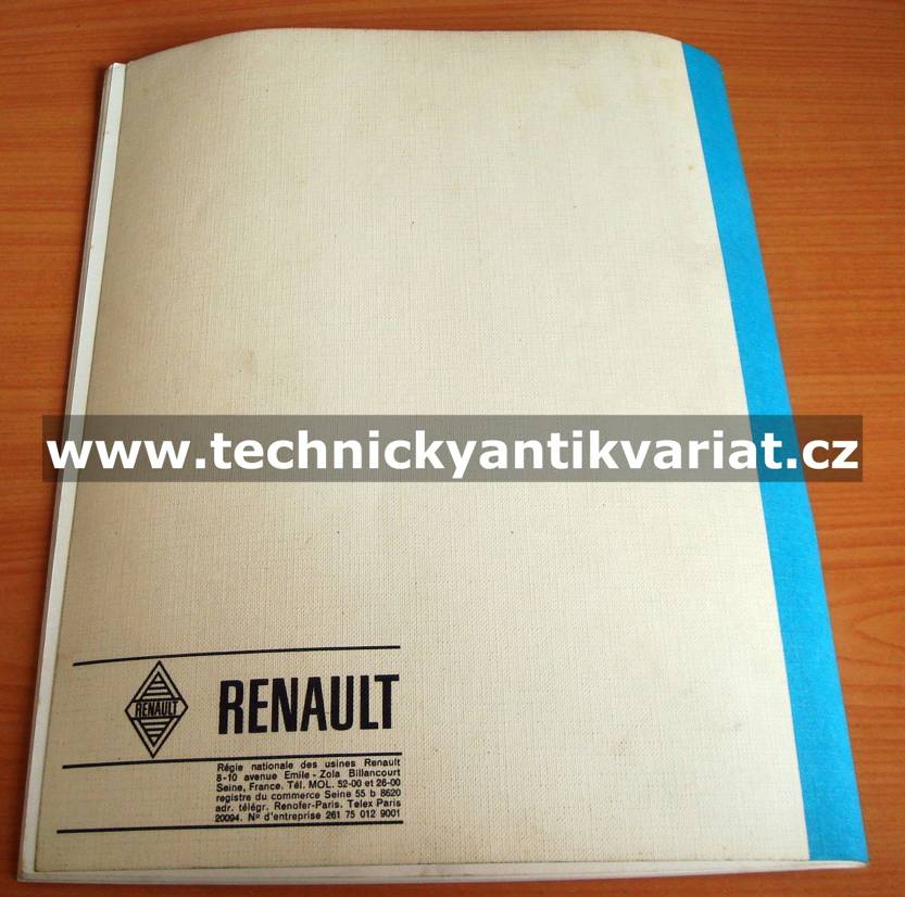 Renault 1094 - Provisorisches Reparaturhandbuch (1963)