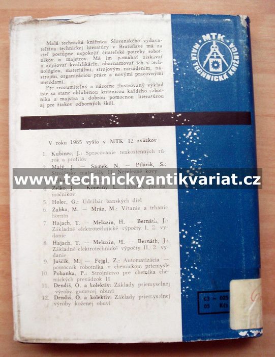 Mazadla a správné mazanie - Ctirad Náhlovský (1966)