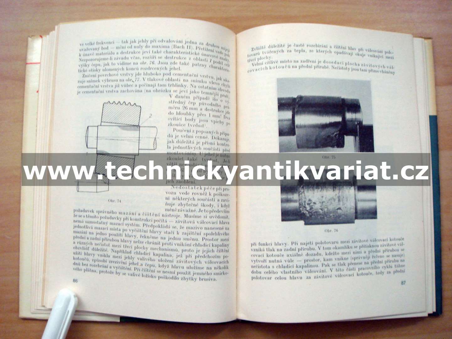 Tváření závitů závitovými válcovacími hlavami