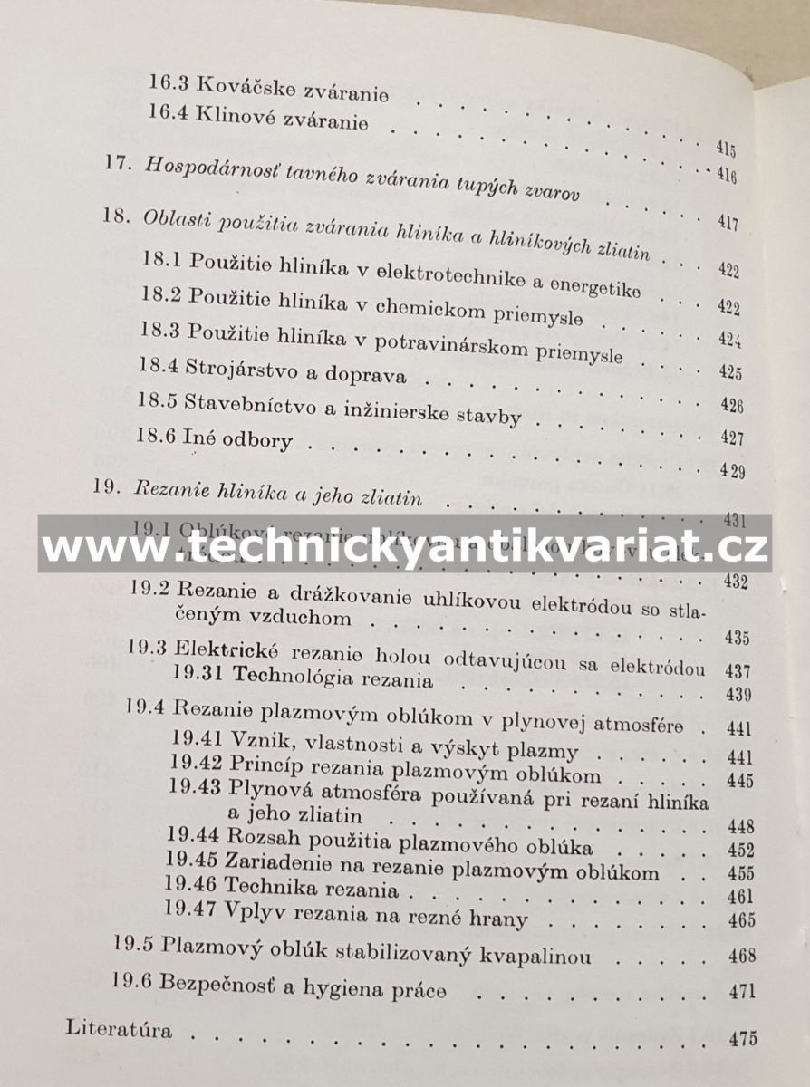 Zváranie a rezanie hliníka - Novotný, Holásek, Matejec (1975)