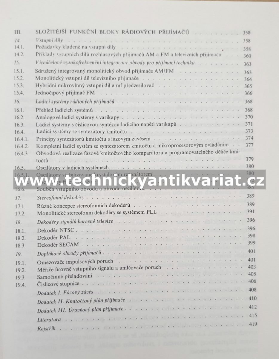 Vysokofrekvenční přijímací technika - Václav Žalud (1986)