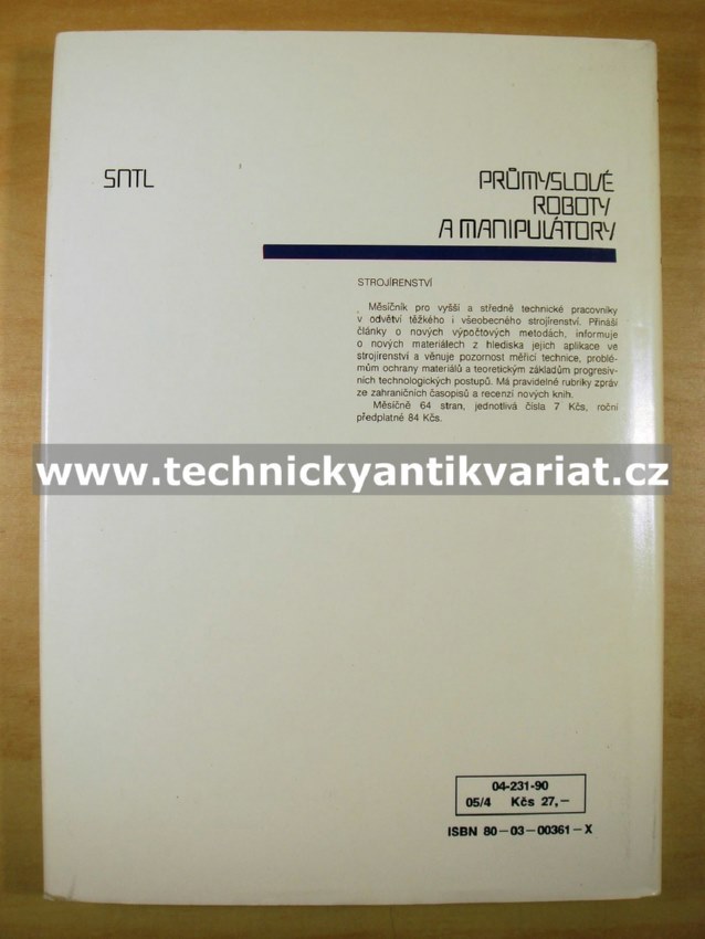 Průmyslové roboty a manipulátory - Chvála, Matička, Talácko (1990)