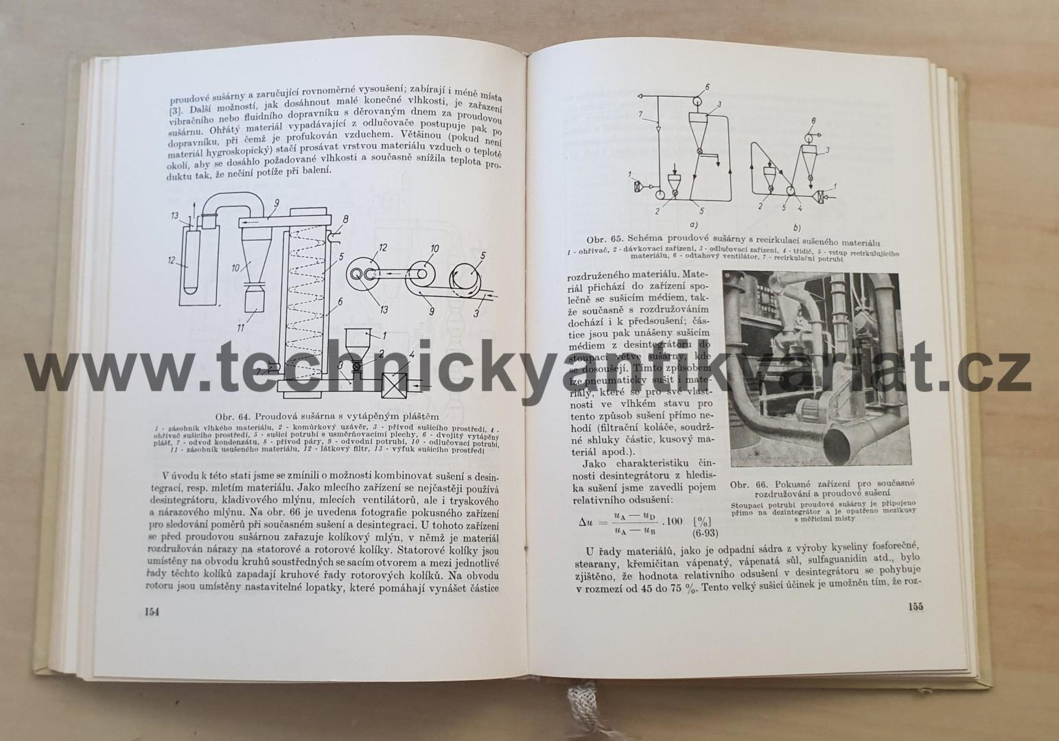 Sušení v chemickém průmyslu - Valchář, Vhoc, Tůma, Kolář (1967)