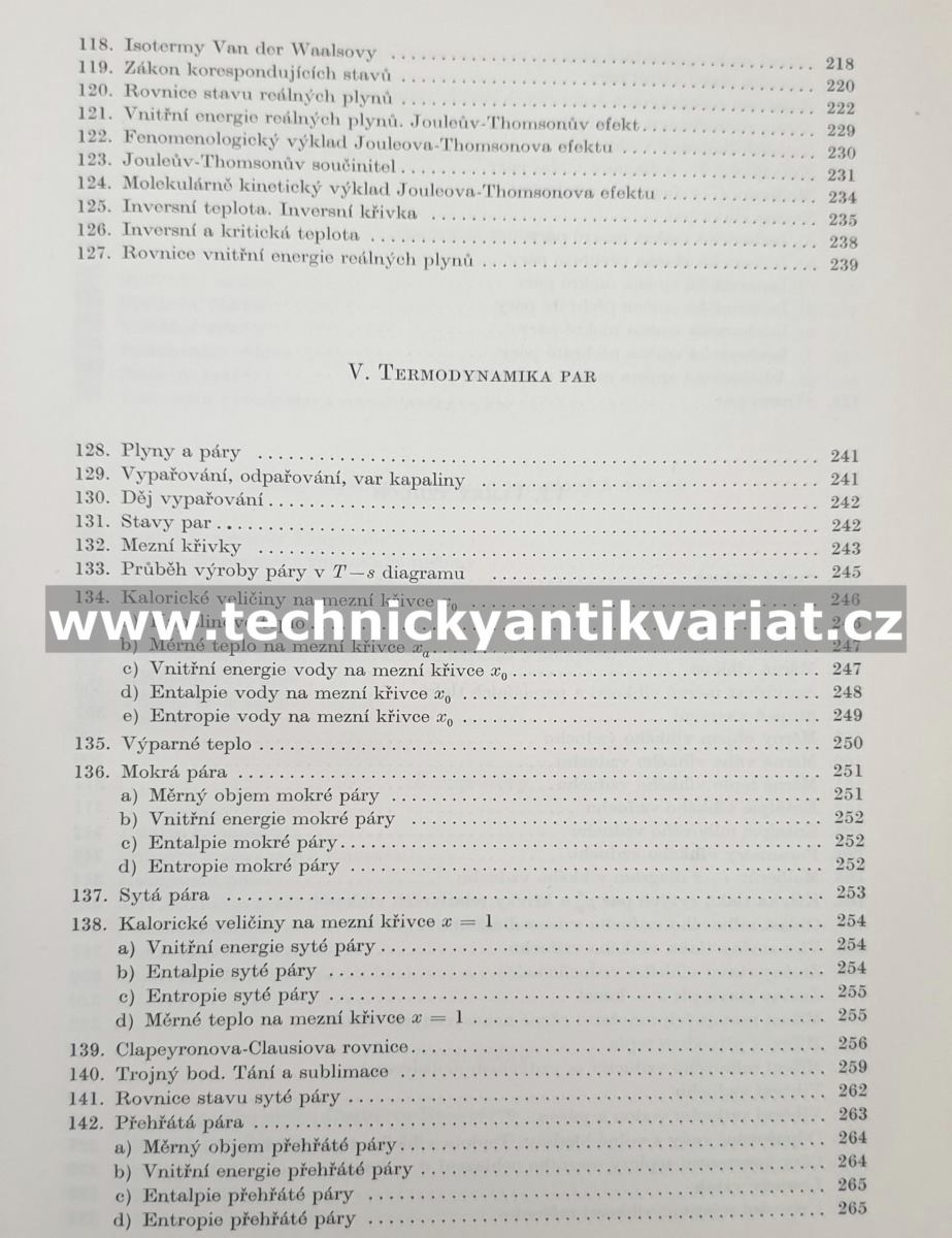 Technická termodynamika - Josef Kalčík (1960)