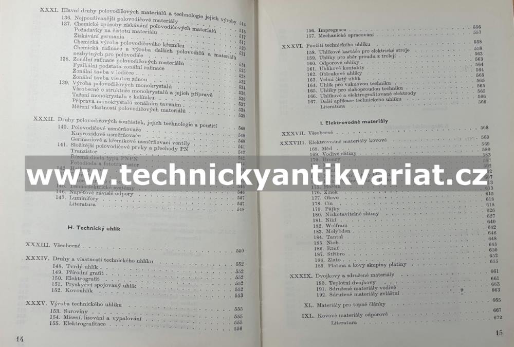 Elektrotechnické materiály - Hassdenteufel, Květ (1967)