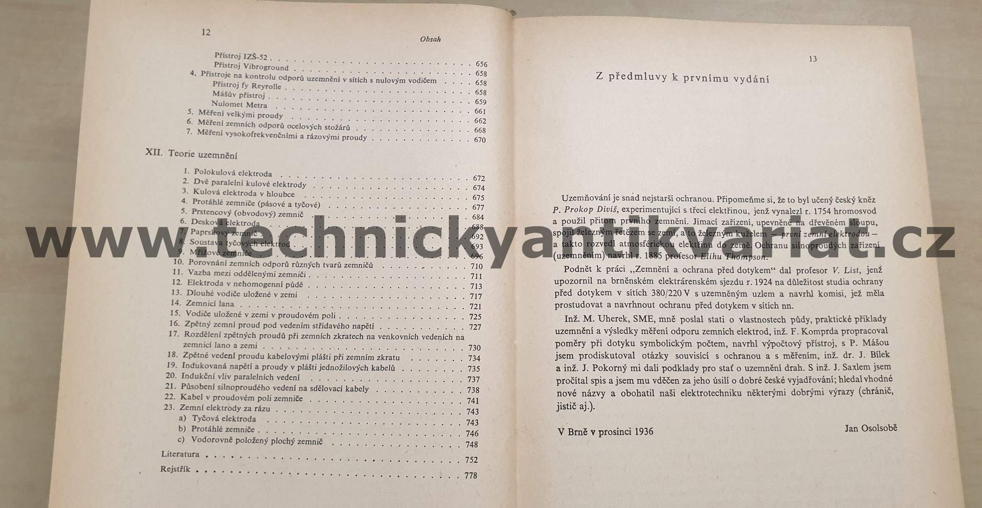 Zemnění a bezpečnost - Osolsobě, Zapletal (1964)