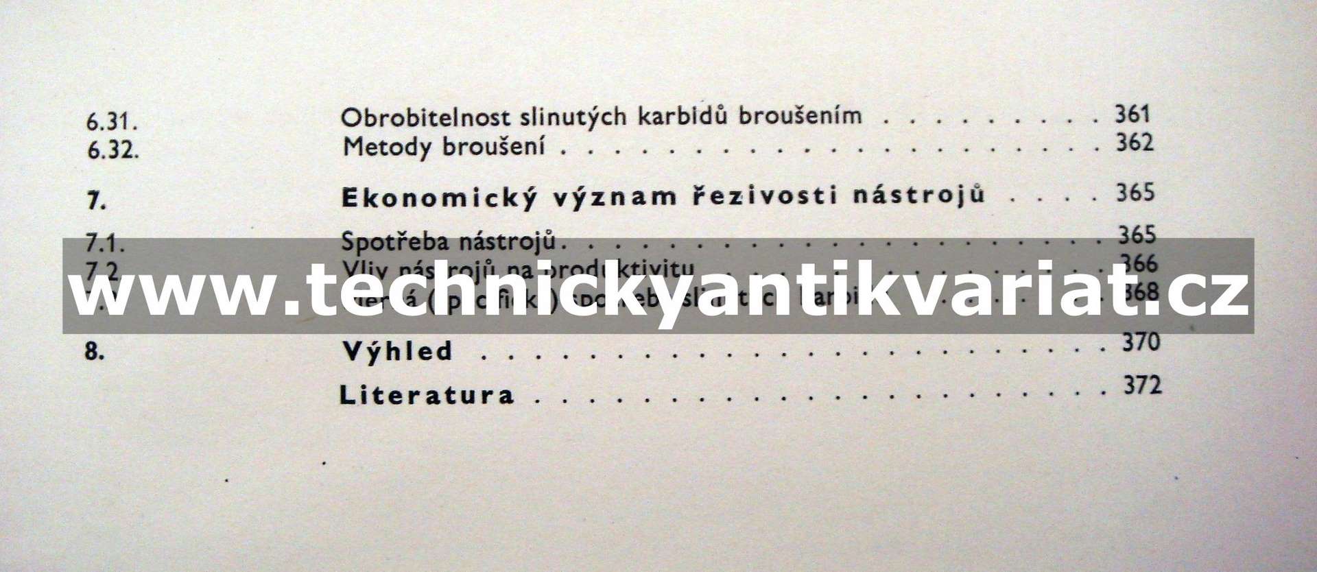 Slinuté karbidy pro obrábění - Dlouhý, Houdek, Koloc (1964)