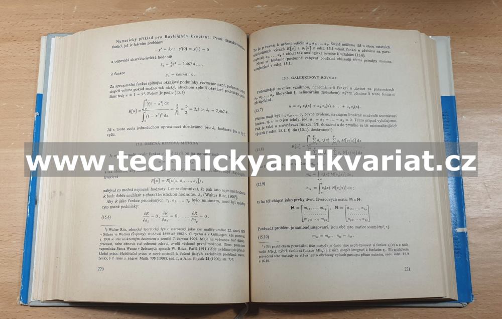 Problémy charakteristických hodnot s technickými aplikacemi - L. Collatz (1965)