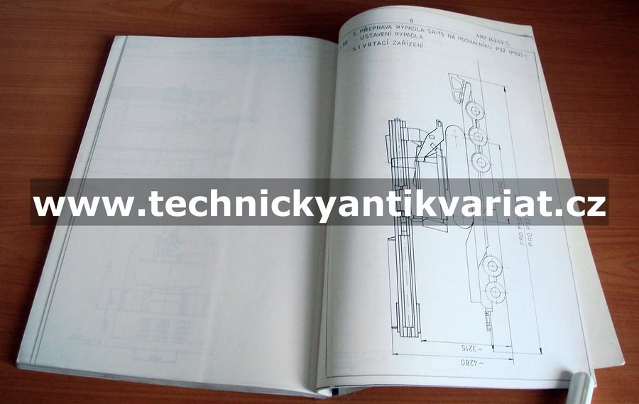 Hydraulické lopatové rýpadlo SR 15