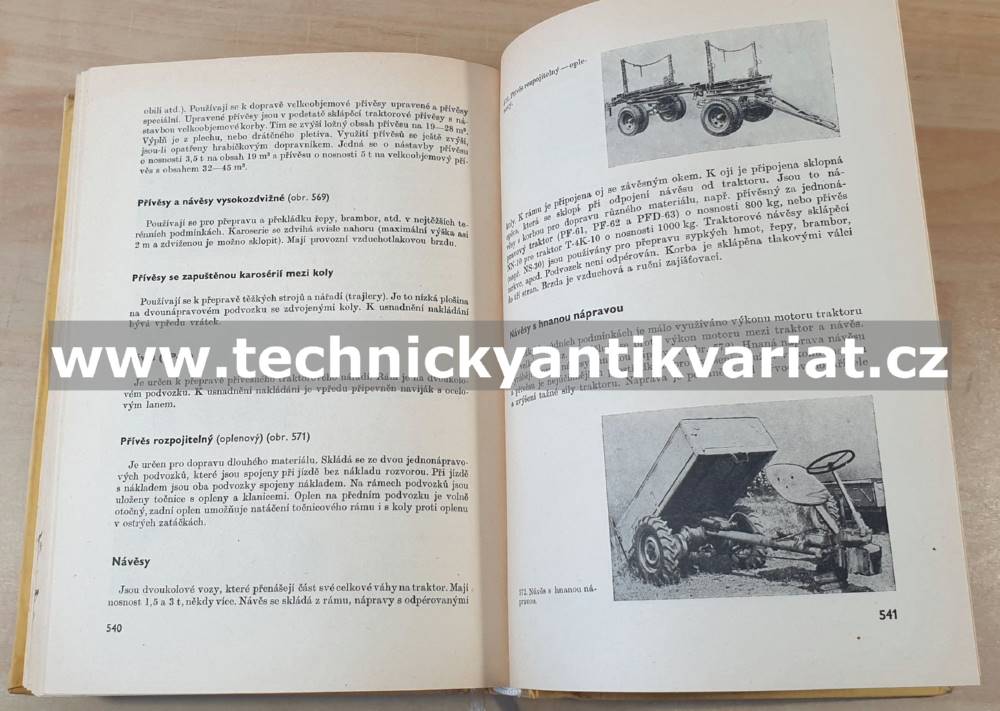 Mechanizační prostředky v zemědělství - Štefl (1964)