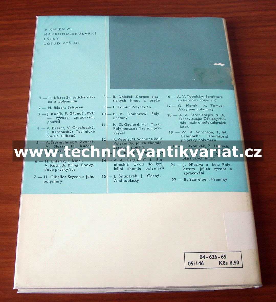 Polyformaldehyd a kopolymery - Russel B Akin (1965)