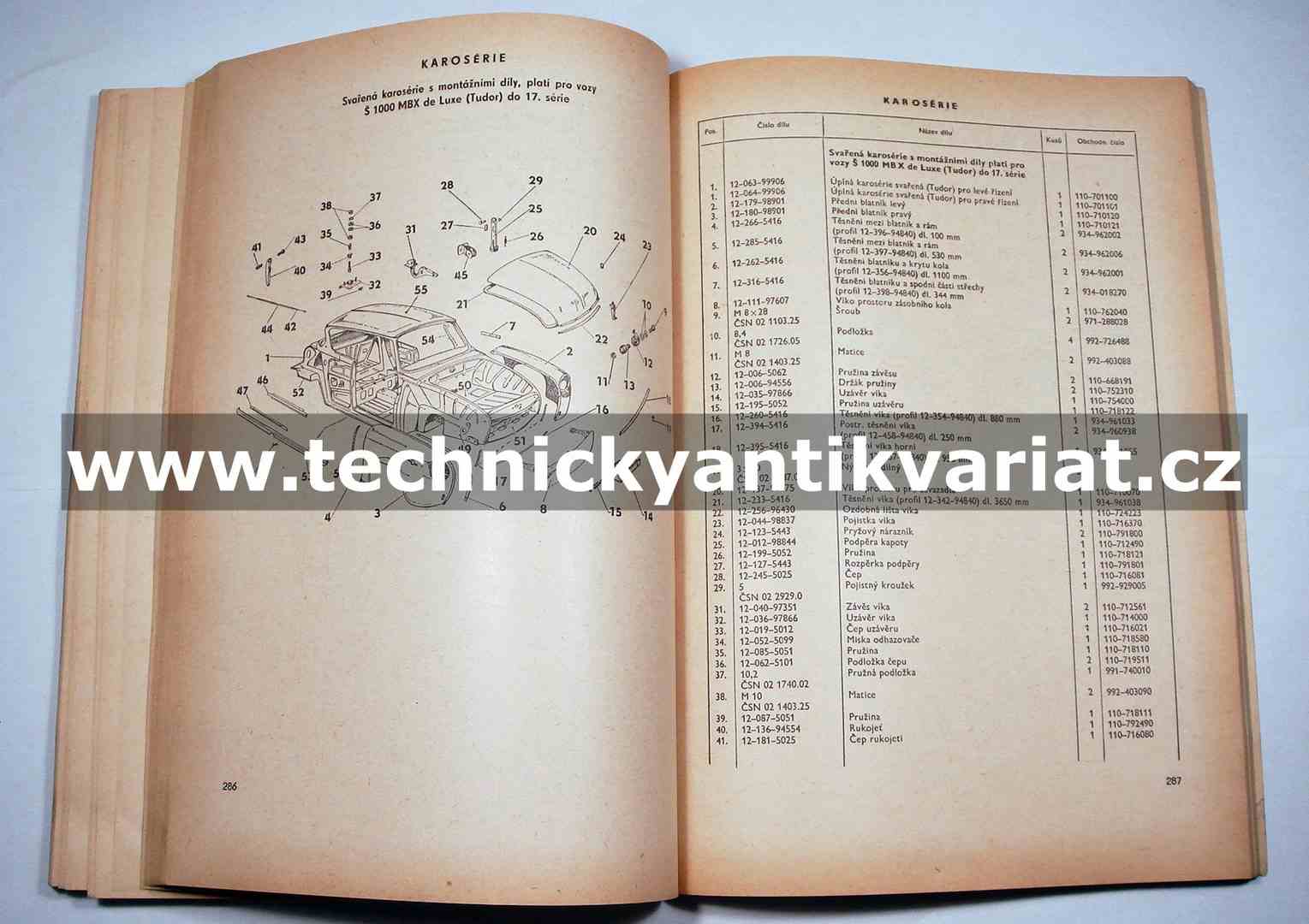Škoda 1000MB,1000MBG, 1000MBX, 1100MB, 1100MBX