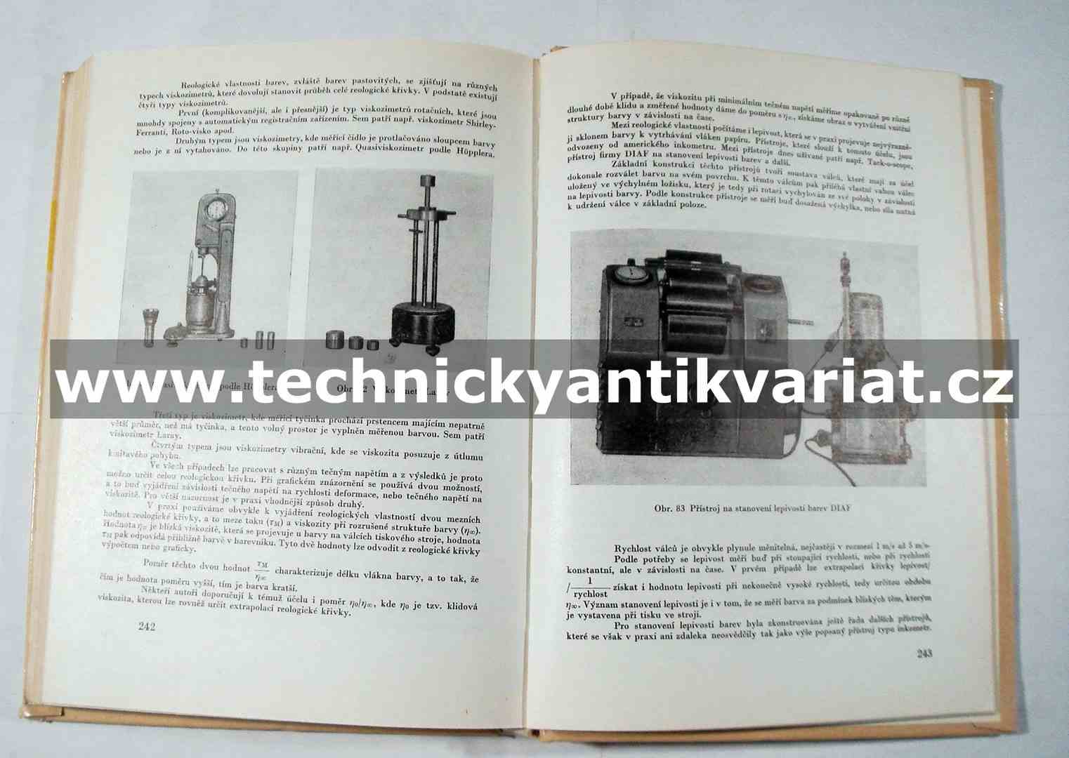 Tiskové barvy na papír a ostatní materiály - Karel Hudeček (1975)