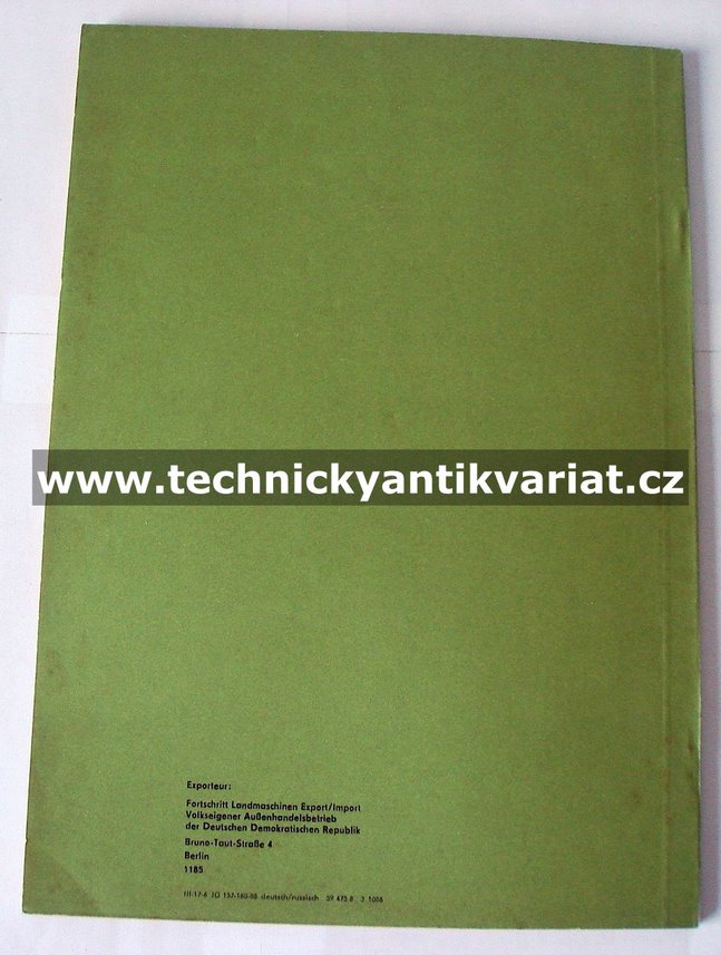 Fortschritt K454 B Hochdruckpresse