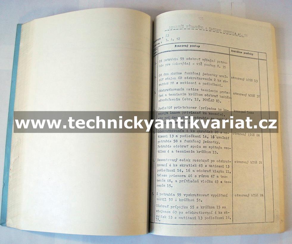 Tatra 815 CAS 16T - Dílenská příručka (1984) POUZE TEXTOVÁ ČÁST!