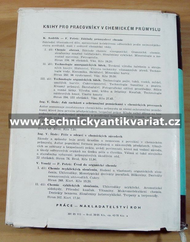 Chemie a chemické technologie I.,II.