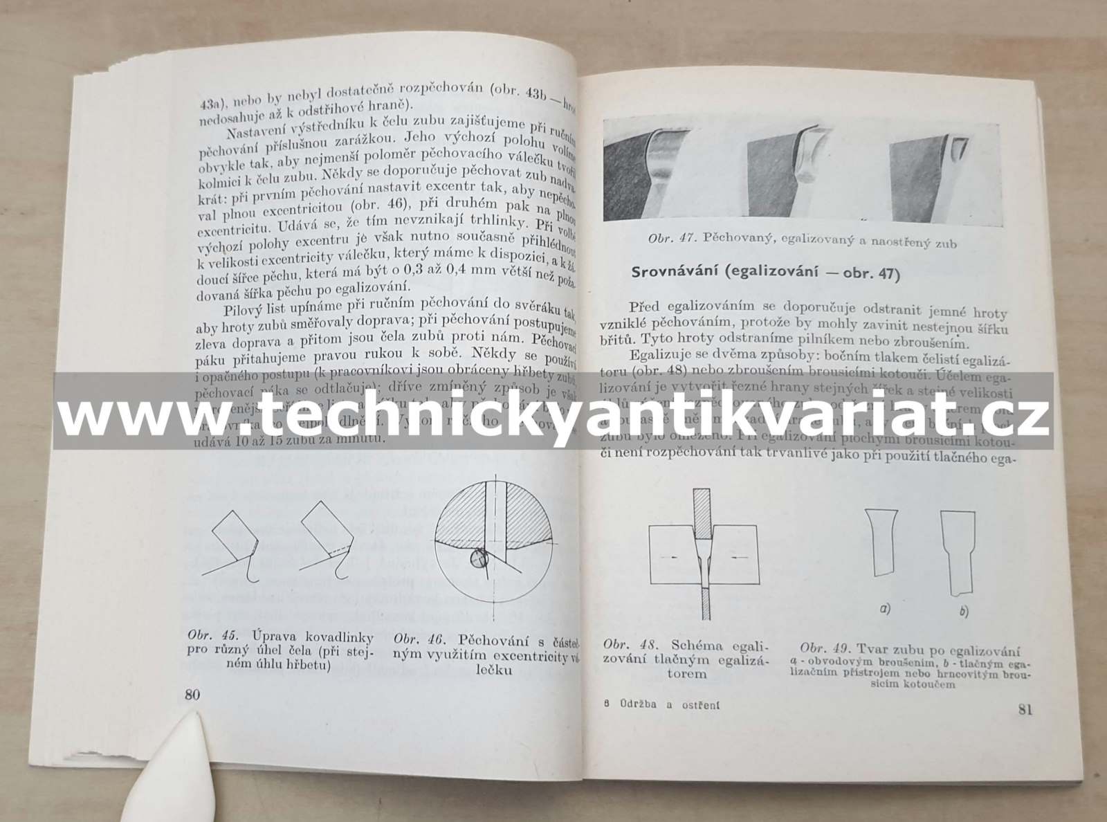 Údržba a ostření dřevoobráběcích nástroj - Stanislav Prokeš (1975)